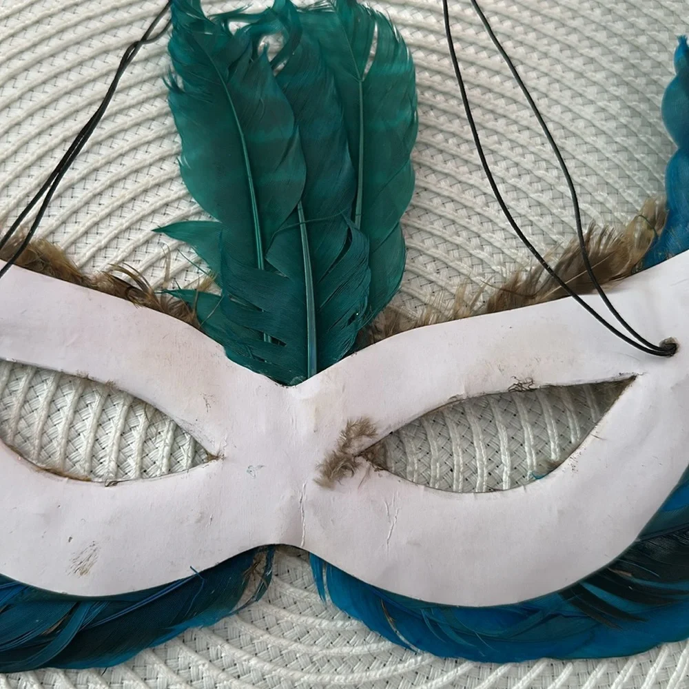 Feathered Masquerade Mask